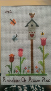 birdhouse cross stitch
