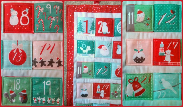 patchwork advent calendar kit