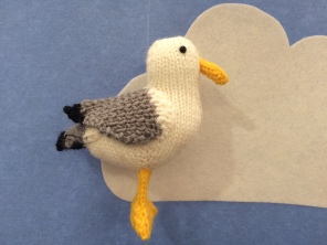 yarndale knitted seagull